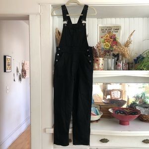 J. Crew Black Denim Overalls